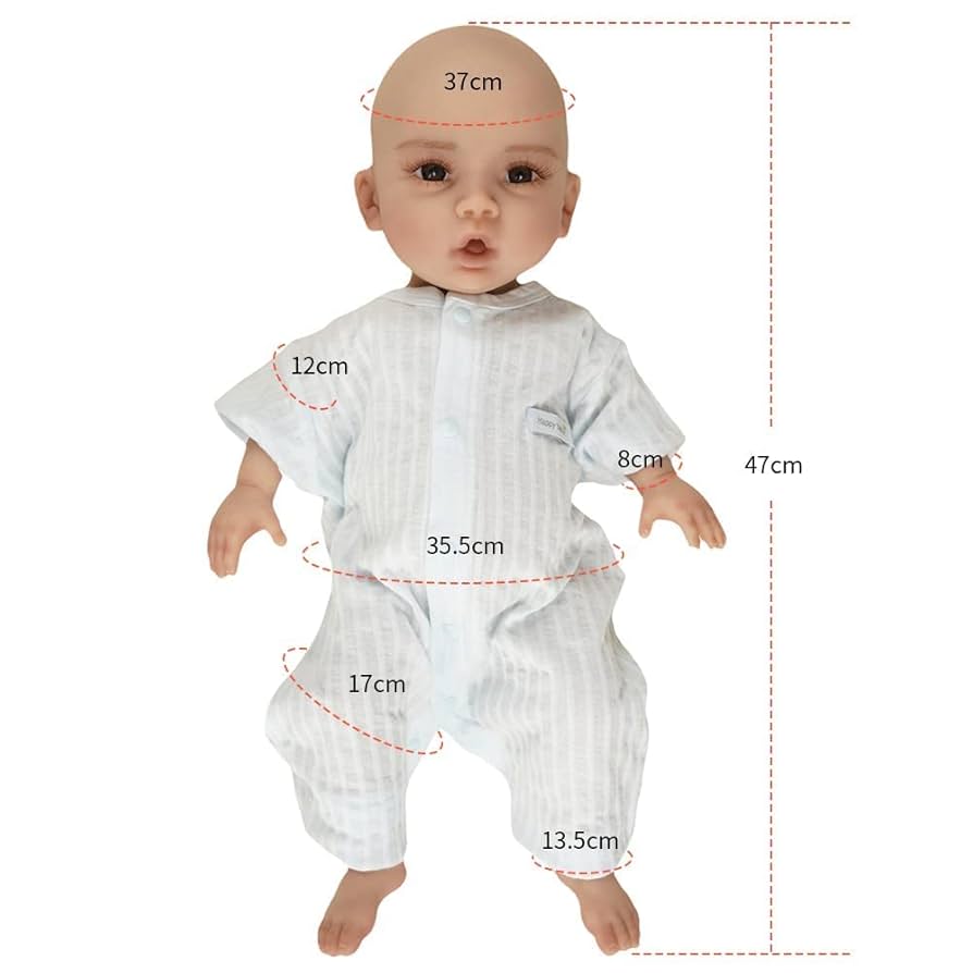 Amazon.co.jp: SUAISKR フルシリコン赤ちゃん人形 リアル 47cm